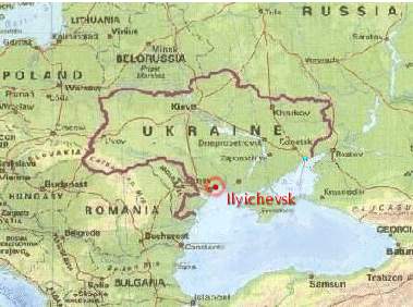 Illichivsk Port's position