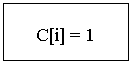 -: : C[i] = 1
