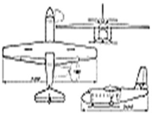 Il-32 cargo glider scheme (17 Kb)