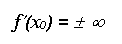 : f¢(x0) =  ¥