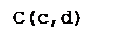 ϳ: C(c,d)
