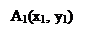 ϳ: 1(x1, y1)
