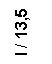 : I / 13,5